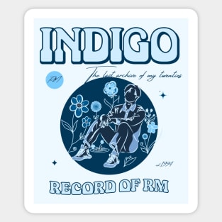 indigo rm Sticker